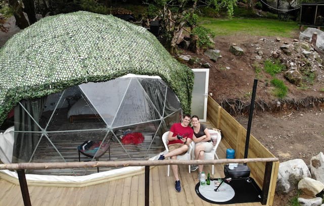 Sutton Cross House | Luxury Dome for Boutique Glamping in Wicklow.