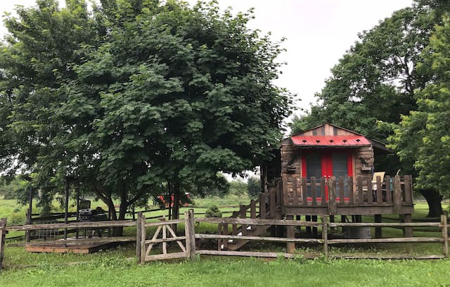 Winchester House | The Birds Nest tiny house at Hedgebrook Farm