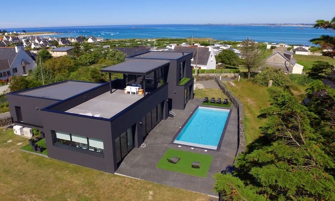 Kerlouet House | Villa bord de mer avec piscine 28°c