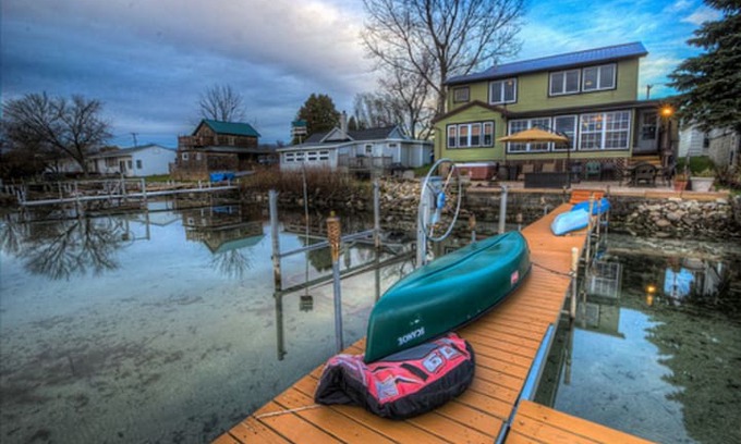 Cayuga House | Wise Owl Landing Lakefront Home with Hot Tub