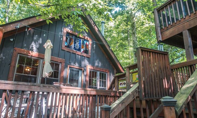 Kingston Springs House | The Sanctuary Treehouse-Style Cabin