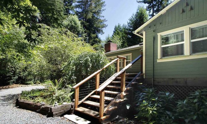 Cazadero House | BLEU WATER: Pvt Creek Access | Hot Tub | *Firepit