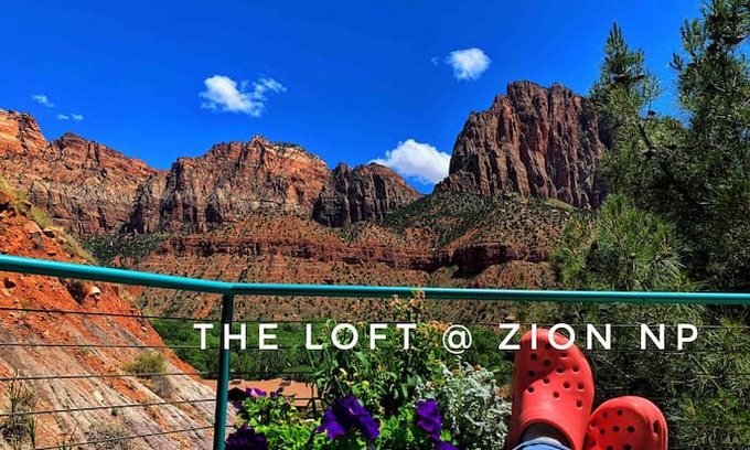 Zion National Park South Entrance Apartment | The Loft @ Zion National Park