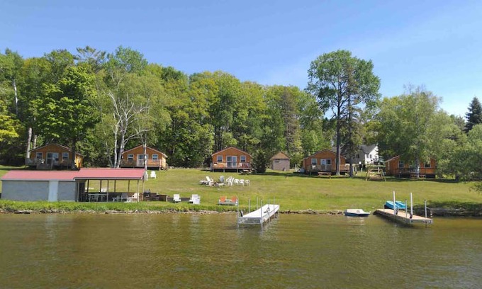 Indian River Cabin | Cabin Three - Temple Town Cabins on Mullett Lake