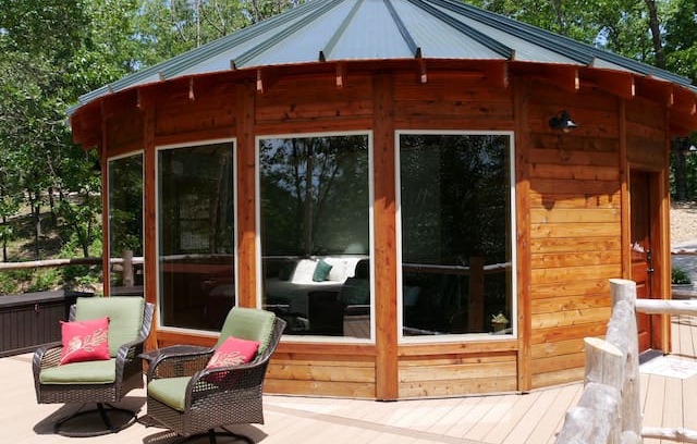 Eureka Springs Other | Eureka Yurts & Cabins- Pine View Yurt w/ hot tub