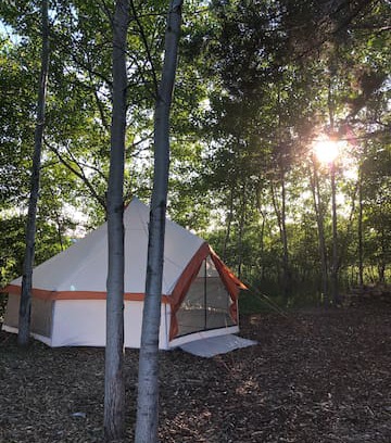 Taylors Falls Other | Secluded Yurt style tent at Stone Creek Farm