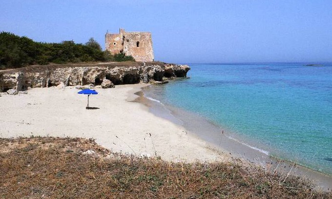 Torre Specchia Ruggeri Villa | Torre Specchia Villa Caterina sul mare con Barca