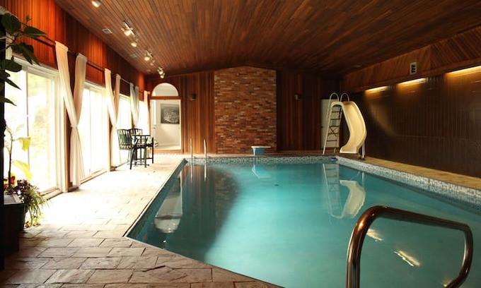 Hamilton House | A Luxury Sanctuary: Guest house with indoor pool.