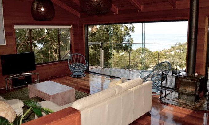 Wye River House | That's Wye - Fabulous sea views from the sofa