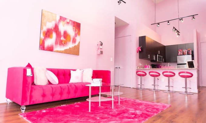 Piedmont Heights Apartment | The Luxurious Pink Babe Cave in Buckhead!