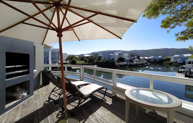 Knysna House | Gail's Waterway Villa - Pool, Jetty + Large Patio