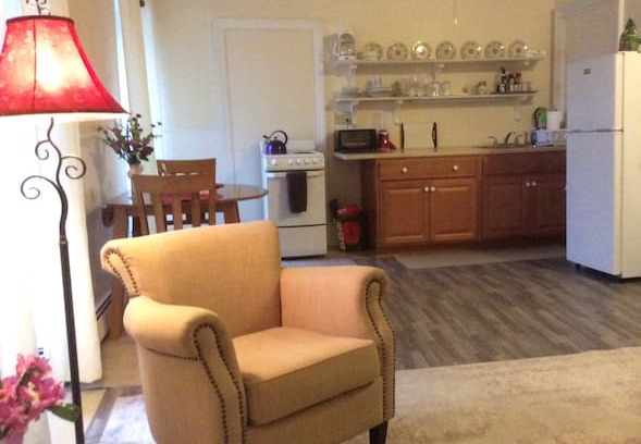 Damariscotta Apartment | Mystical Mary Howe Room, Downtown Damariscotta