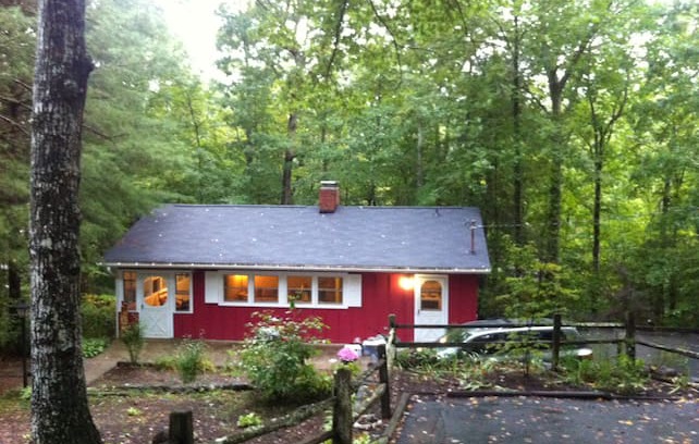 Lake Junaluska Cabin | The Red Cabin | Waynesville, NC | Blue Ridge Mtns.