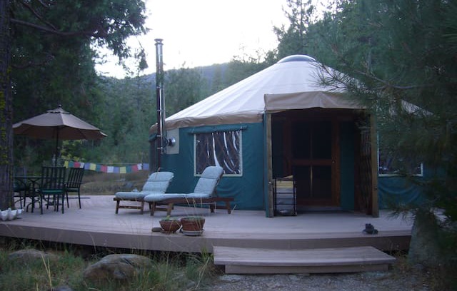 Weed House | Creekside Yurt at Mount Shasta