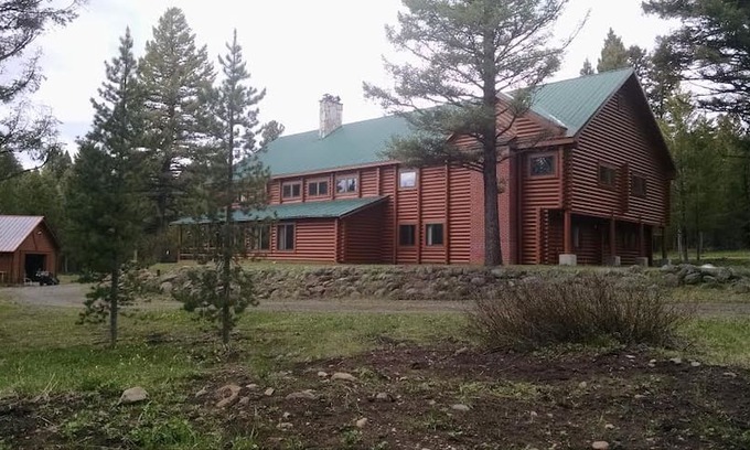 Island Park Cabin | Rock's Rustic Lodge Sleeps 30 $800/night