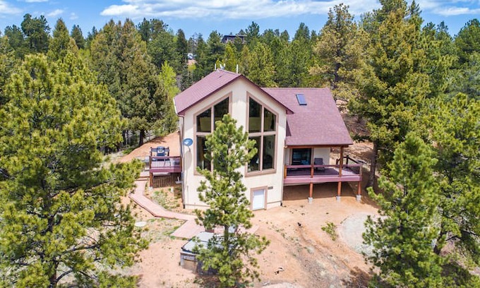 Woodland Park House | Mountain Sun cabin, amazing views and hottub!