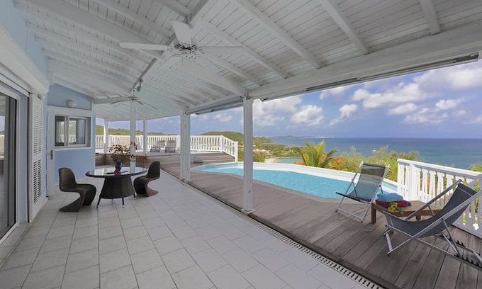 Grand Case Villa | VILLA LUCIE view exceptional