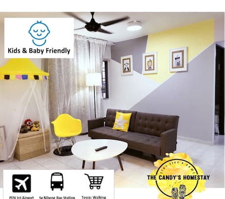 Gelugor Apartment | Penang USM. SPICE. Queensbay@The Candy's Homestay