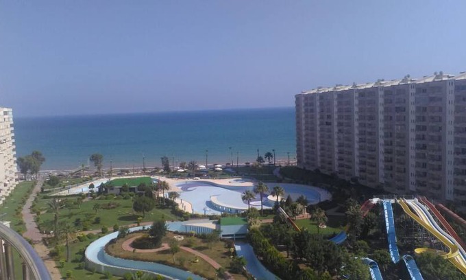Kargıpınarı Apartment | queenaba yazlık kafa dairesi deniz havuz manzarası