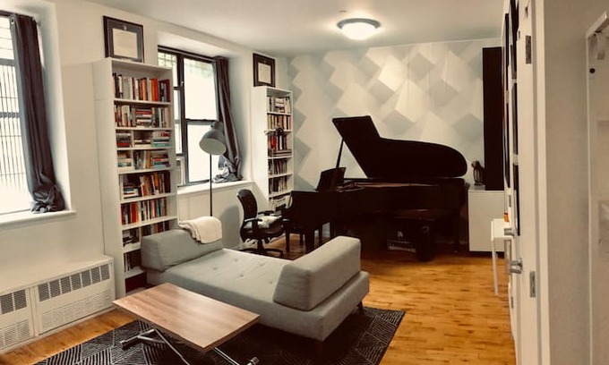 Central Park North Apartment | 1 BR with Steinway Grand Piano
