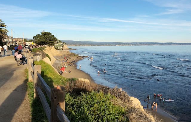 Opal Cliffs House | Pleasure Point Beach in Santa Cruz
