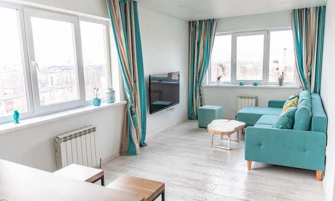 Pervomaysky District Apartment | Two-level Penthouse Apartment - Park Cheluskintsev