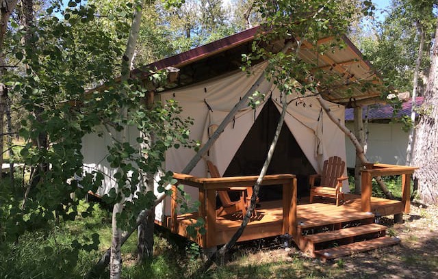 Absarokee Bed & Breakfast | Quaking Aspen Ranch - Fly Fishing Lodge and Guest Ranch, The Herd, Glamping Cabin