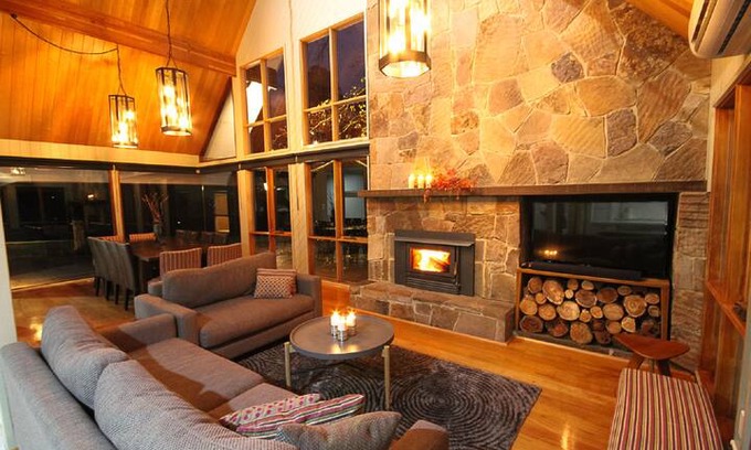 Merrijig House | Play Shack®5 Riverfront luxury w/ sauna Sleeps 20+