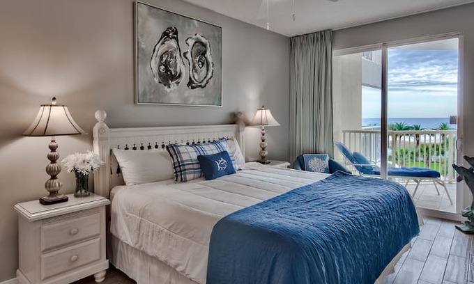 Fort Walton Beach Apartment | Destin West 414 Beach front - Awesome Lazy River!