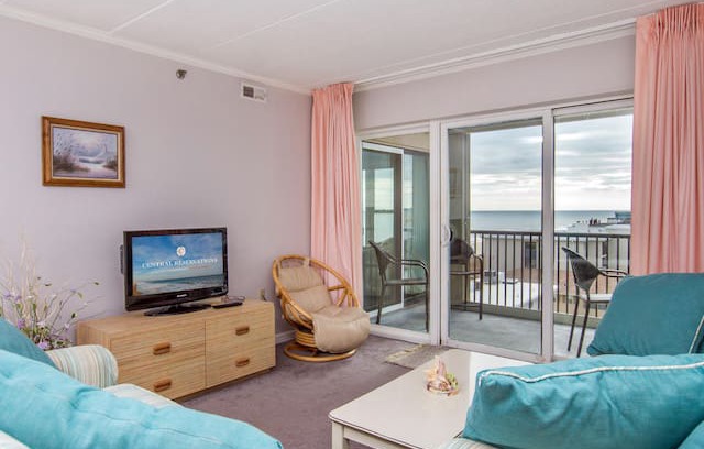 Midtown Ocean City Apartment | Sandpiper Dunes 701(Side)