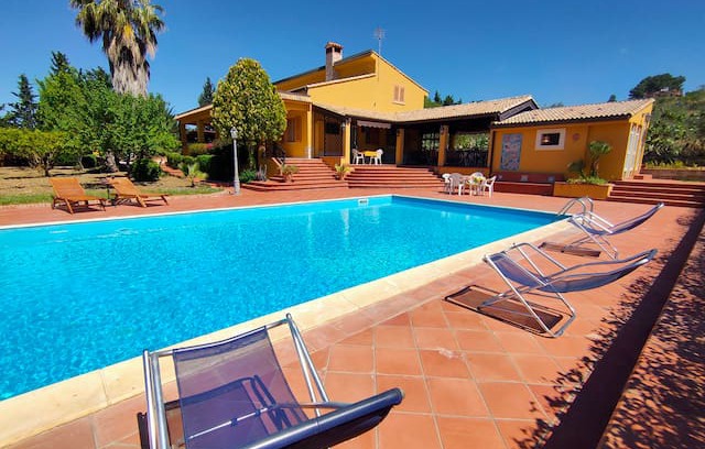 Pietraperzia House | VILLA DEGLI ULIVI con Piscina Centro Sicilia