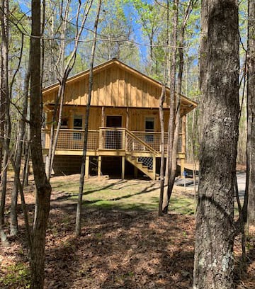 Fort Payne Cabin | Squirrels nest! Brand new cabin!