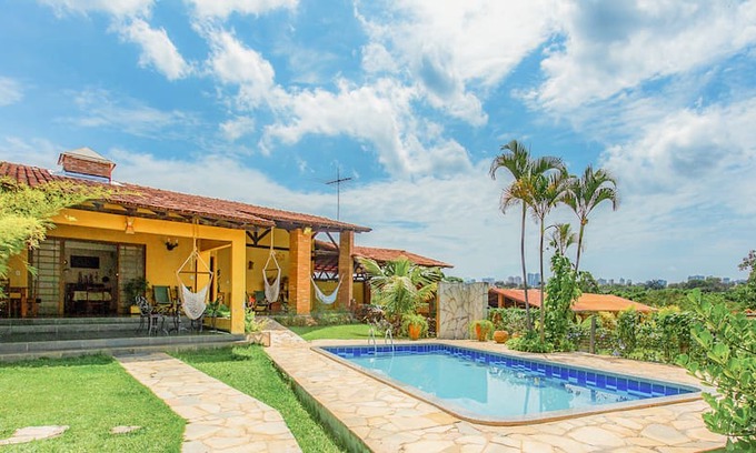 Aguas Claras Villa | Sítio Terra do Sol - hospedagem p/ até 40 pessoas