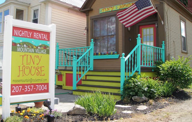 Sunday River Area House | Mountain Village Tiny House on ATV/Hiking Trails