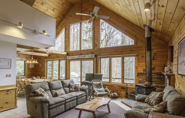 Campton Villa | Caldon Cabin - Waterville Estates Log Home Getaway