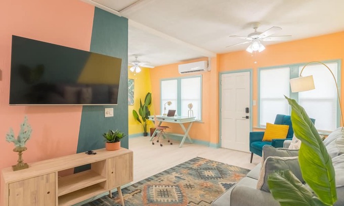 Rogers Seabreeze House | Funky Beach House Steps 2 Ocean Center & Beach! PETS OK!