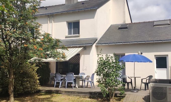Jean-Mace - Chantenay House | House and garden in Nantes Chantenay. 3-star tourist accommodation label.