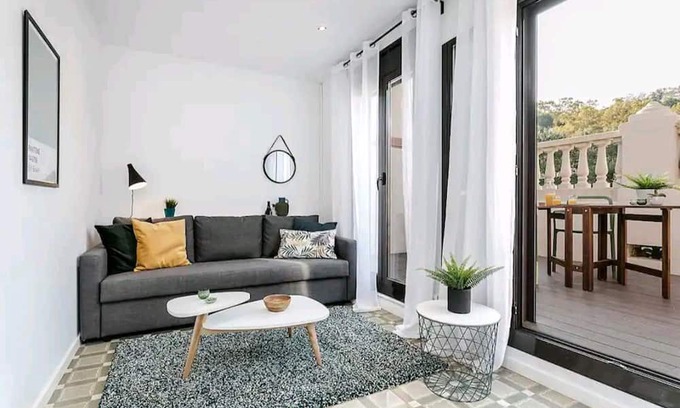 Sants-Montjuic Apartment | Renovated & Serene Apartment With Private Terrace in the Heart of Barcelona