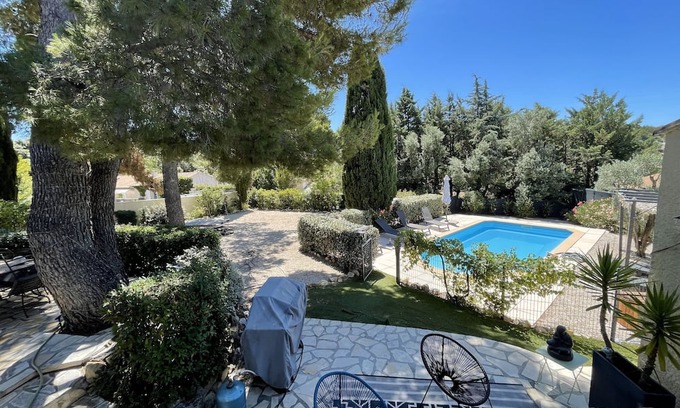 Lancon-Provence Villa | Villa Avec Piscine sur Terrain de 900m2 au Cœur de la Campagne Provençale