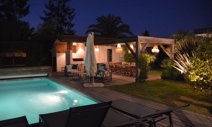 Capbreton House | Capbreton (40) - Charming contemporary villa - beach 300m- heated pool