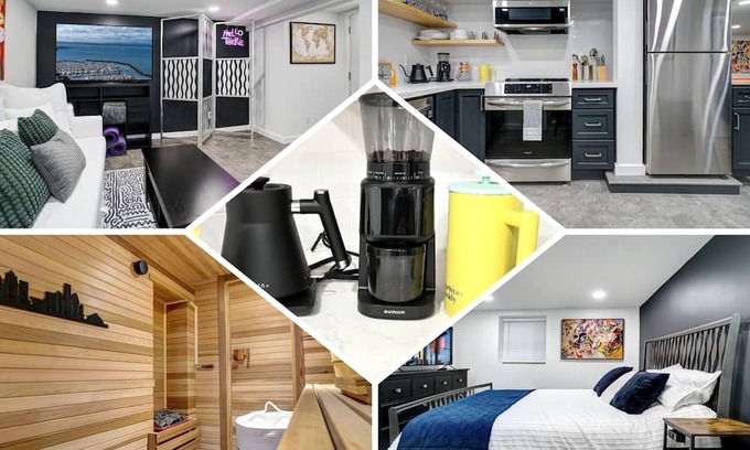 Loyal Heights Apartment | Escape Seattle's Rain - Ballard Contemporary Flat w/Hot Sauna & EV Charger