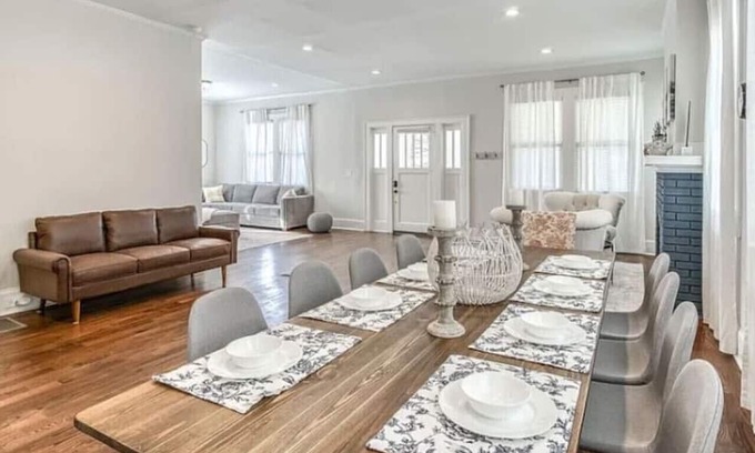 Old Fourth Ward House | Ponce City Getaway Sleep 8|5G Wi-Fi|Free Parking |