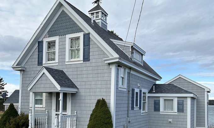 Lubec House | Charming 2-BR house on South Bay. Walk .7 miles to shops. Rocky beach access