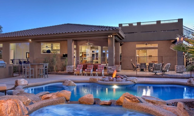 Pinnacle Peak House | Custom Home! 2+ ACRES True Indoor-Outdoor Living!