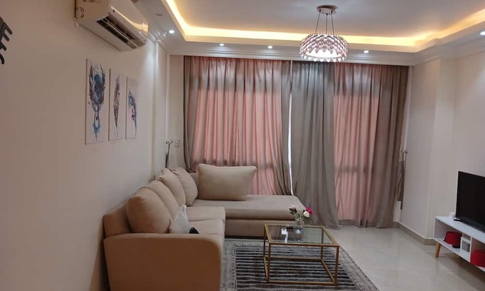 Warraq al Arab Apartment | Gorgeous 2-bedroom apartment with AC in one kattameya compound