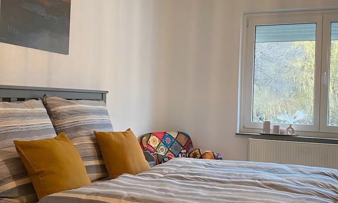 Melsungen Apartment | Apartment 'Fuldaufer' with Private Garden and Wi-Fi