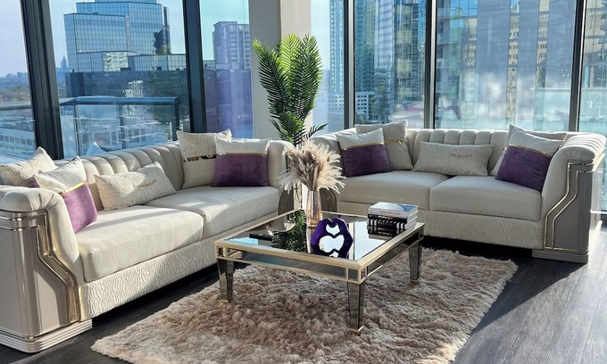 North Buckhead Apartment | Exquisite Sky View of Atlanta nLuxury Downtown Highrise Apartment/Views, Dining