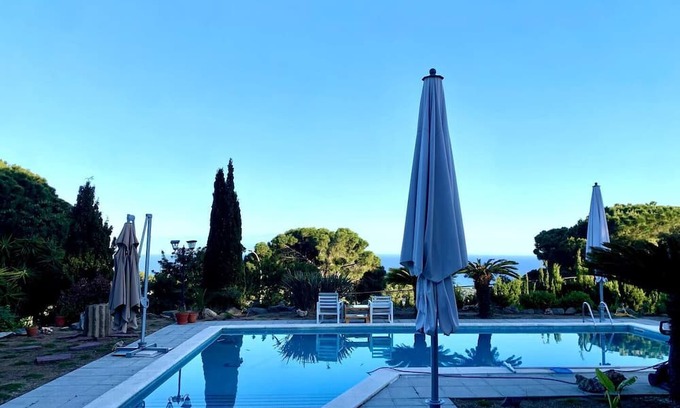Arenys de Munt Villa | Intimate Family Villa with big private pool & panoramic sea view