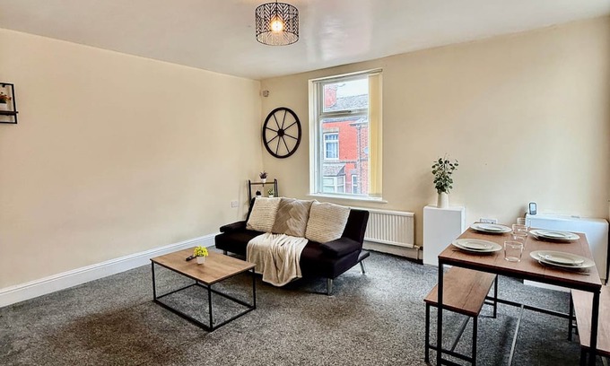 Bury Apartment | Comfy Entire Apartment with Free Parking in Bury Town