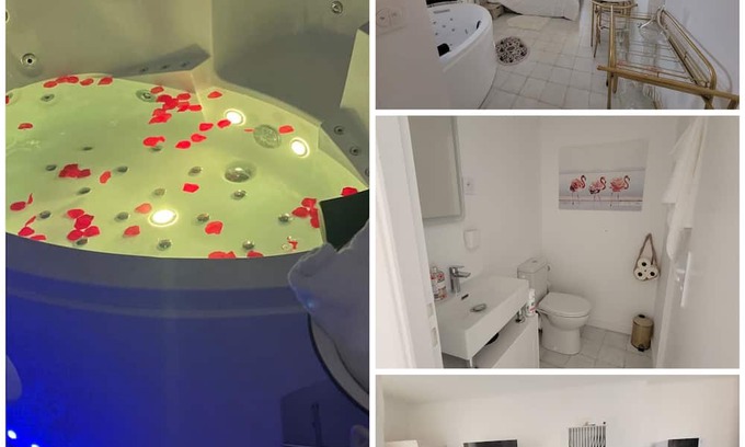 Montauroux Apartment | Love room with Spa - Les tourtereaux